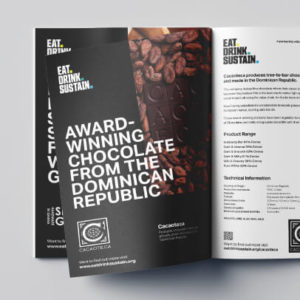 Eat Drink Sustain printed materials brochure