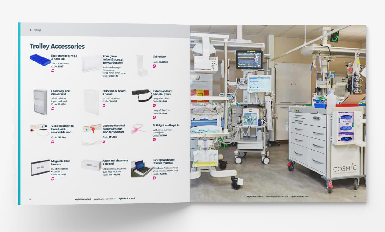 Agile Medical product catalogue