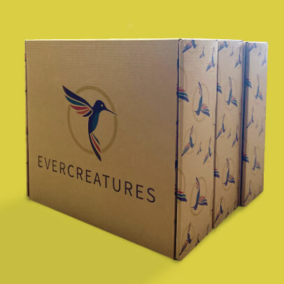 Evercreatures Wellies packaging