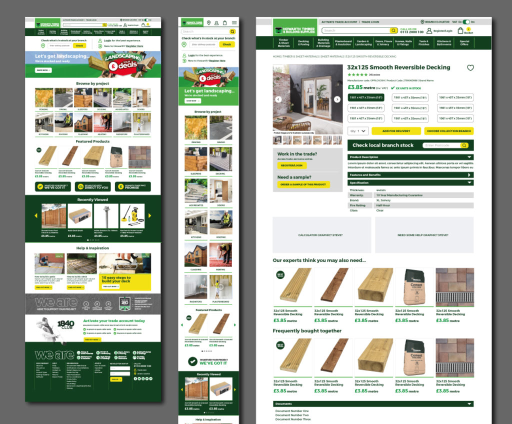 Howarth Timber UX