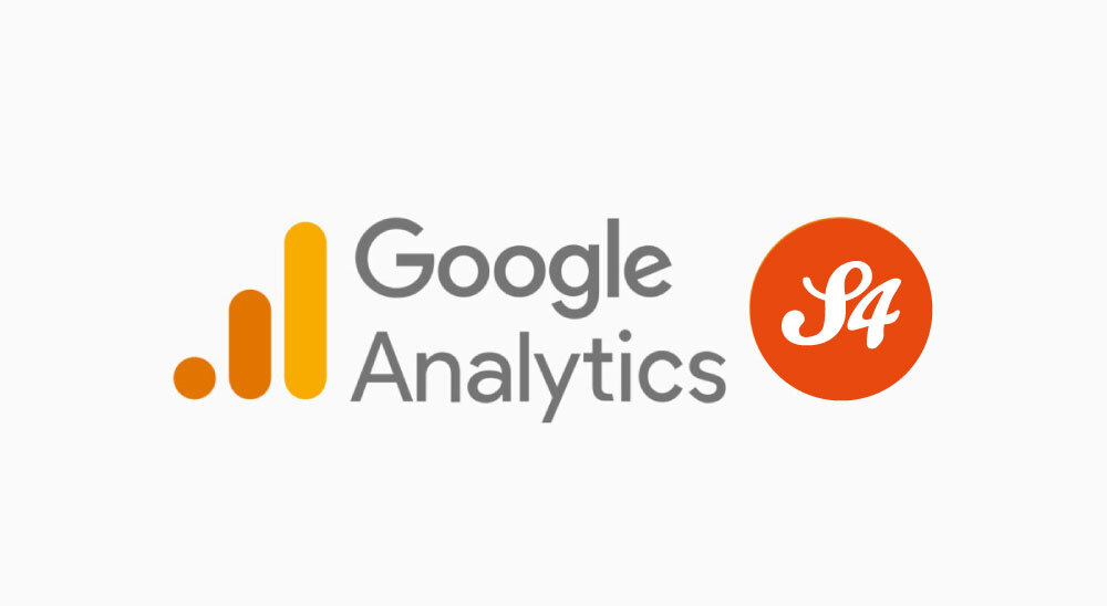 The updated Google Analytics logo on a white background, marking the switch to GA4.