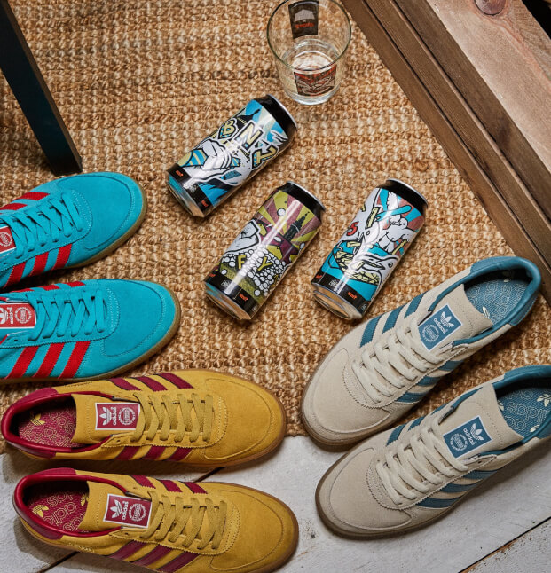 Docks Beers cans illustrated by Sourcefour with the accompanying size? Adidas Originals Baltic Cup Trainers