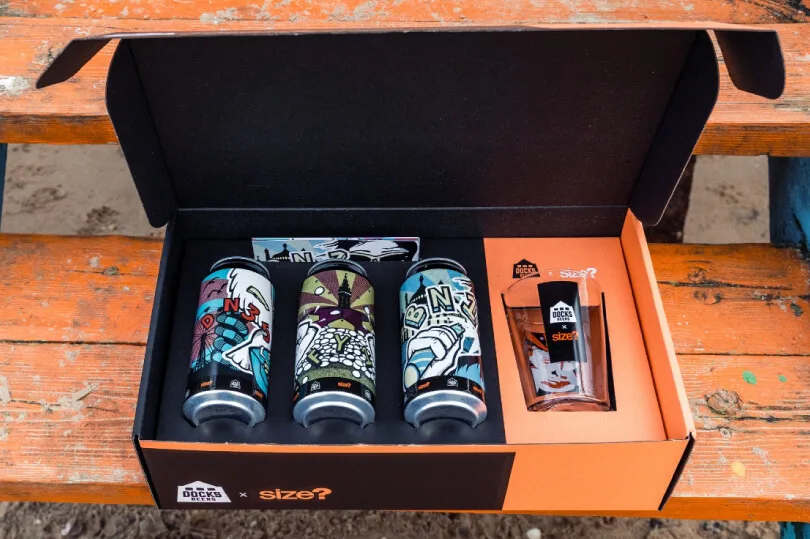 Docks Beers x size? Seaside Gift Box