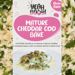 Yeah Buoy! - a product range for Waitrose featuring a nature-inspired cheddar cod bake.