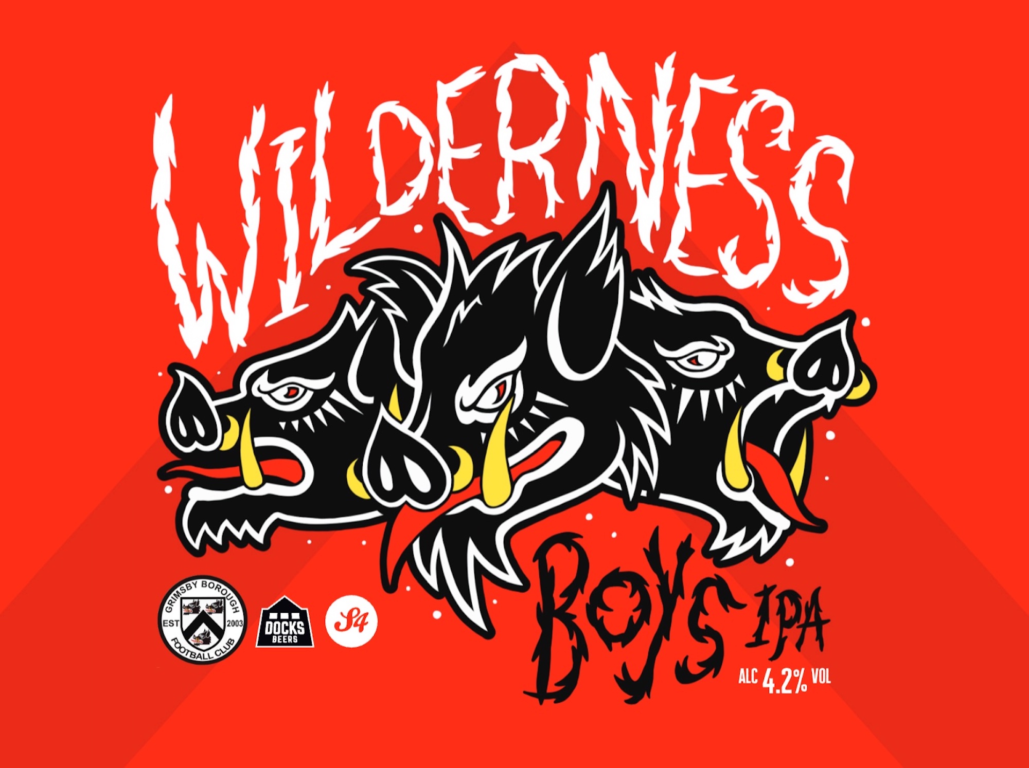 The logo for wilderness boys pale ale